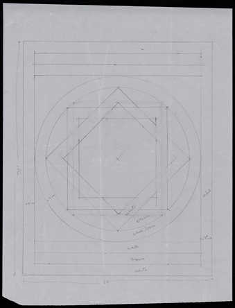 [schematic drawing of an eight-pointed star in circle]