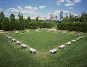 bench with engraving on the seat