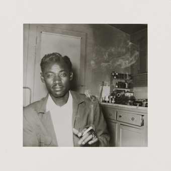 Black-and-white appropriated images from the 1950's-1960's, combined with images of the...