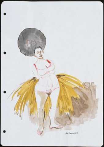 a diary of watercolor works from the artists notebook