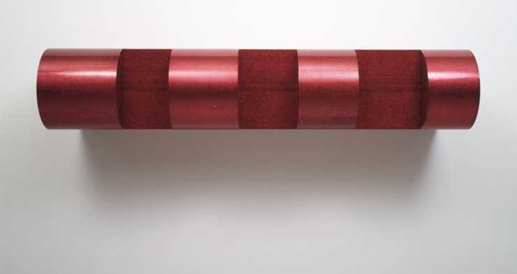 red progression hung at 62-14" to top.