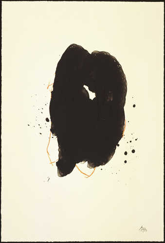 A lithograph from two aluminum plates, printed in sanguine and black.  Same image as Belknap 411.