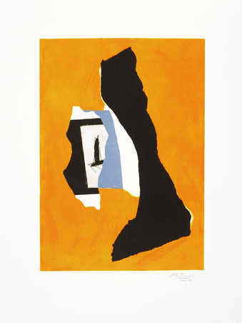 etching fragment and Moriki paper fragment collaged onto Whatman paper with additional aquatint...