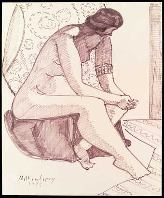 ink with flo-brush pen