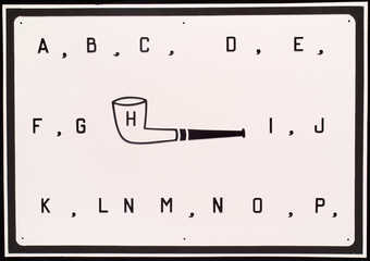 image of pipe at center with "A through P" running horizontally from top to bottom of...
