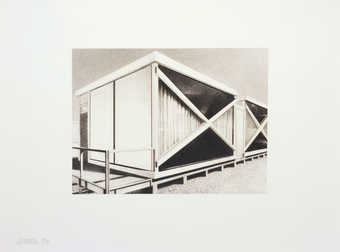 A image of a modernist building.