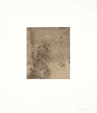 A series fo soft-ground etchings made from dryer lint.