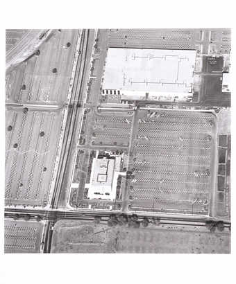 aerial views of parking lots