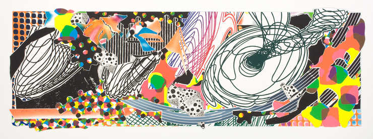 Irregularly cut edges and surface relief.