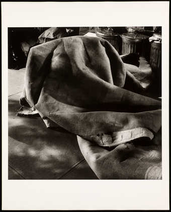 A image of a draped blanket.