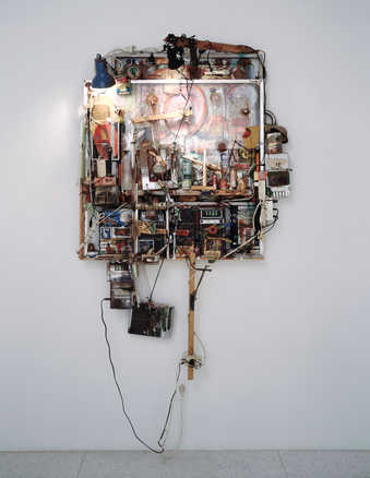 The framed certificate may but does not have to be exhibited with the work.