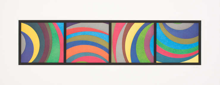 An aquatint from five plates