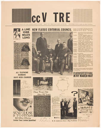 Black print on newsprint. Published January, 1964.  See 90.178.