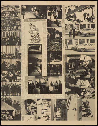 Black print on grey paper. Published July, 1965.  See 90.183.