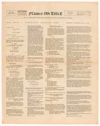 Black print on white newsprint. Published June, 1964.  Paper hinge TR.  See 90.181