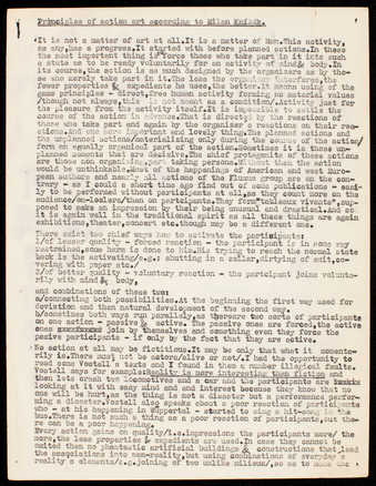 2 page essay in English, black type on white paper.