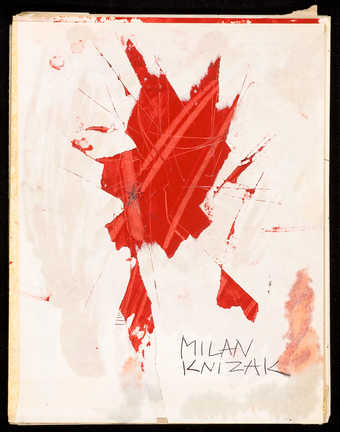 An 18-page artist's book in black and blue ink on back of stationery from the Thermo Nuclear...