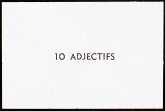 .1 - white envelope.2-.12 - 11 white cardsSmall envelope containing eleven loose slips of paper -...