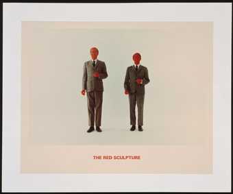 one with glasses on leftartists full names: G. Proesch and G. Passmore